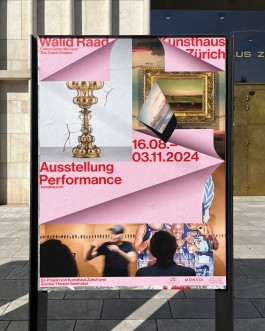 Kunsthaus Zurich Poster designed by HOMI HOMI Graphic Design