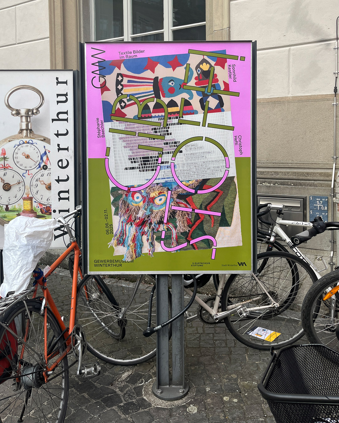 Poster for Gewerbemuseum Winterthur designed by HOMI HOMI Graphic Design