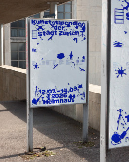 Poster designed by HOMI for Helmhaus Zurich HOMI Graphic Design