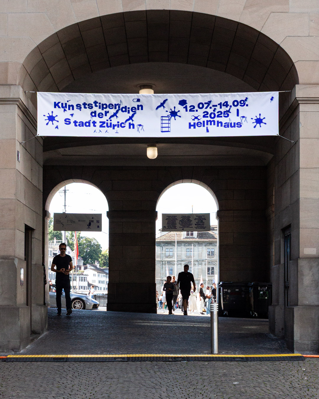 HOMI, Helmhaus Banner HOMI Graphic Design