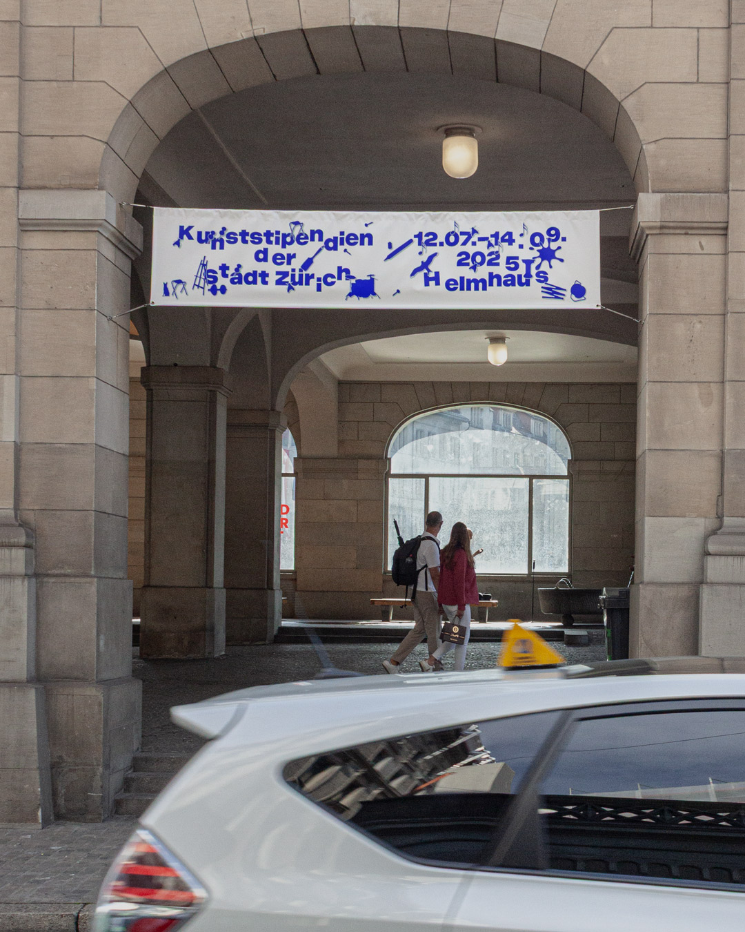 HOMI, Helmhaus Banner HOMI Graphic Design