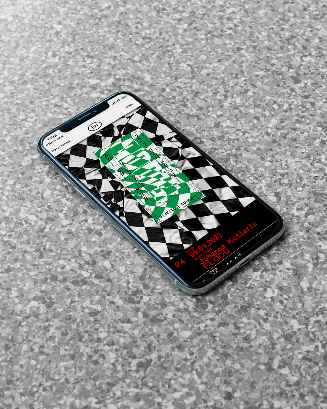 HOMI, Website for Perrrformat HOMI Graphic Design